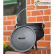 Grill ogrodowy na trójnogu - stal czarna fi 50cm