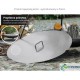 Grill ogrodowy na trójnogu - stal czarna fi 50cm