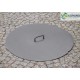 Grill ogrodowy na trójnogu - stal czarna fi 50cm