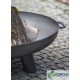 Grill na trójnogu"nr 102"stal czarna fi 60cm + palenisko"nr 302"fi 70cm